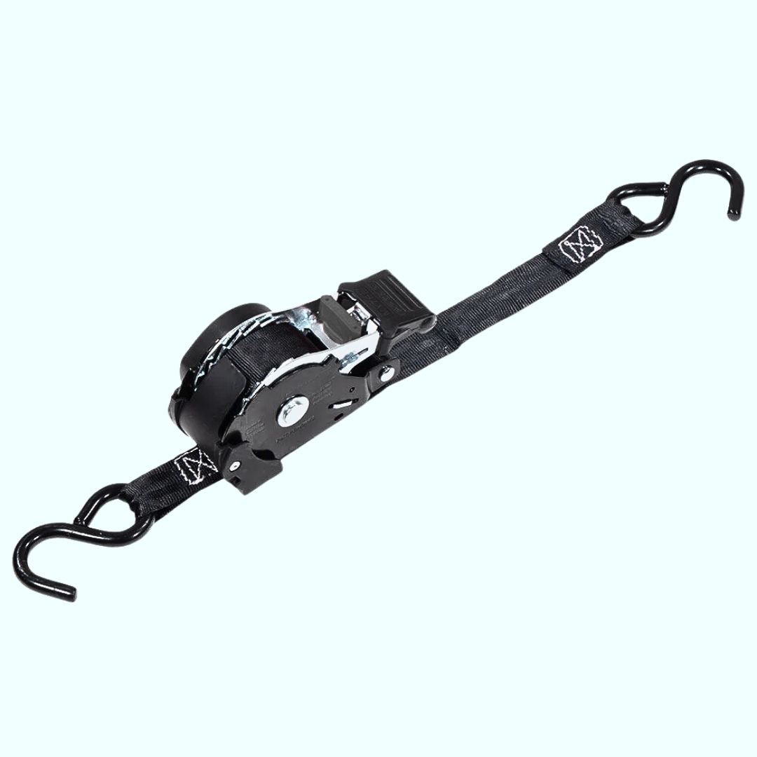 3.5m Lock N Go Retractable Ratchet Strap